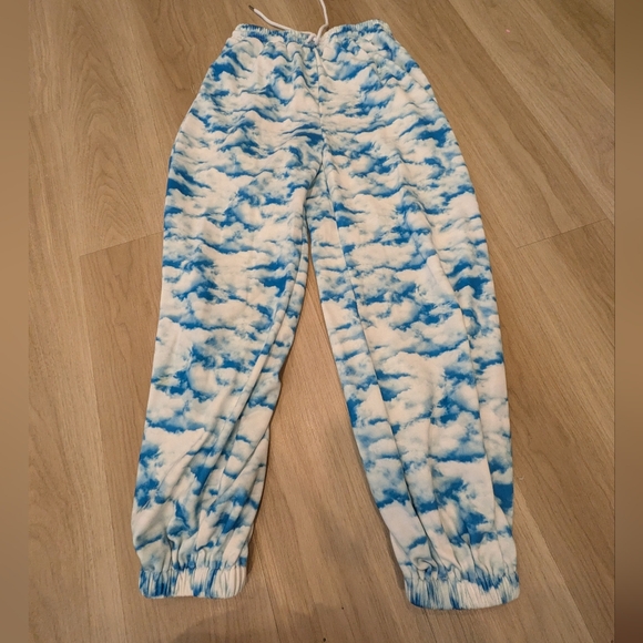 Dressed In Lala Blue Cloud Hoodie Sweatshirt Set Size S - Picture 7 of 7